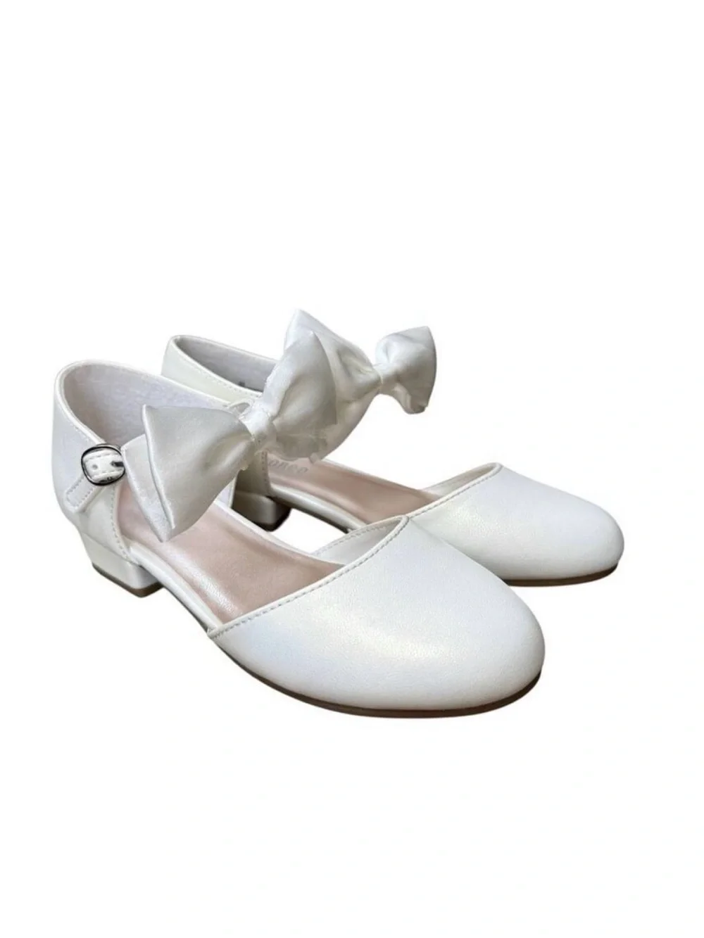 Gymboree Girls Bow Ballet Flats - Special Occasions - White Size 11